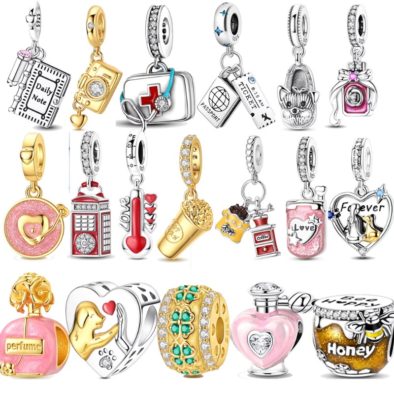 Travel Accessories Jewelry - 925 Sterling Silver Charm Beads for