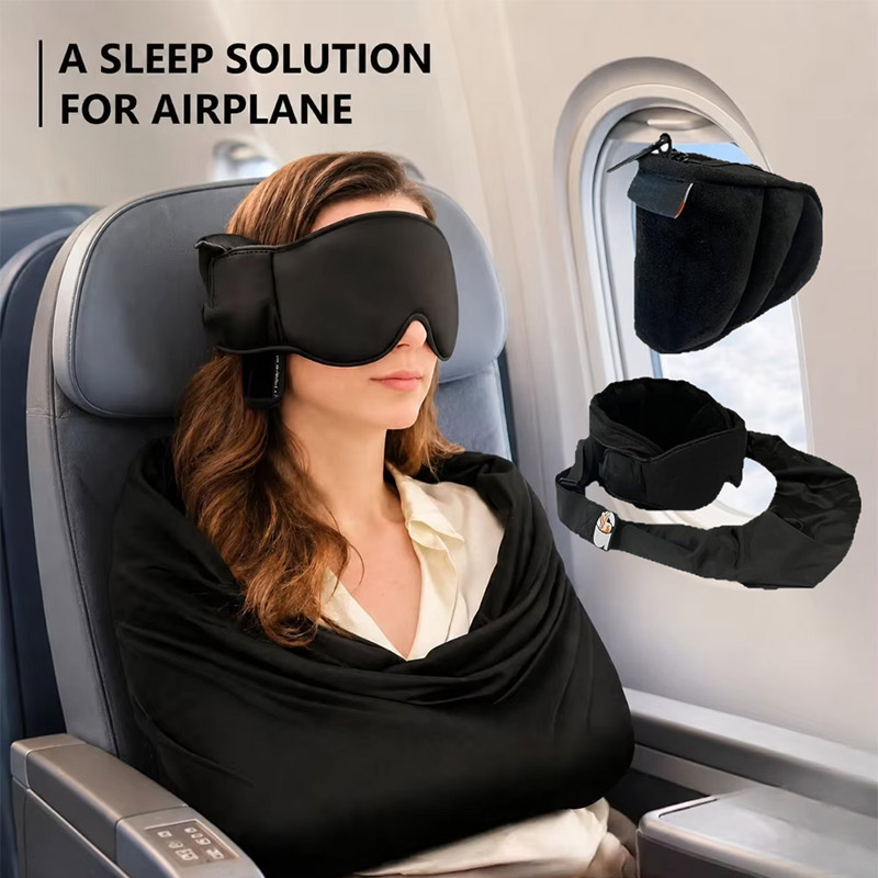 Travel Accessories Long Flight - 3-in-1 Airplane Sleep Support System Plane