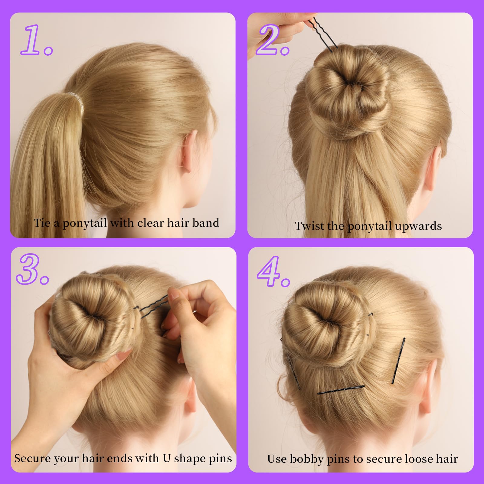 Travel Accessories Baby - Hair Clip Set 4 Pcs/6 Pcs