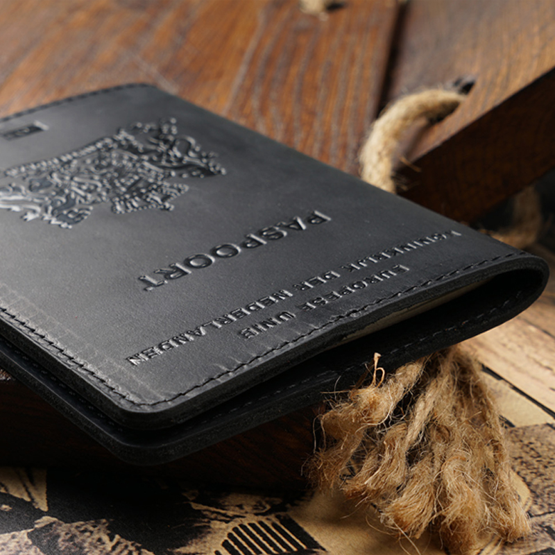 Dutch Passport Cover - Genuine - Travel Accessories Wallet 评论和价格