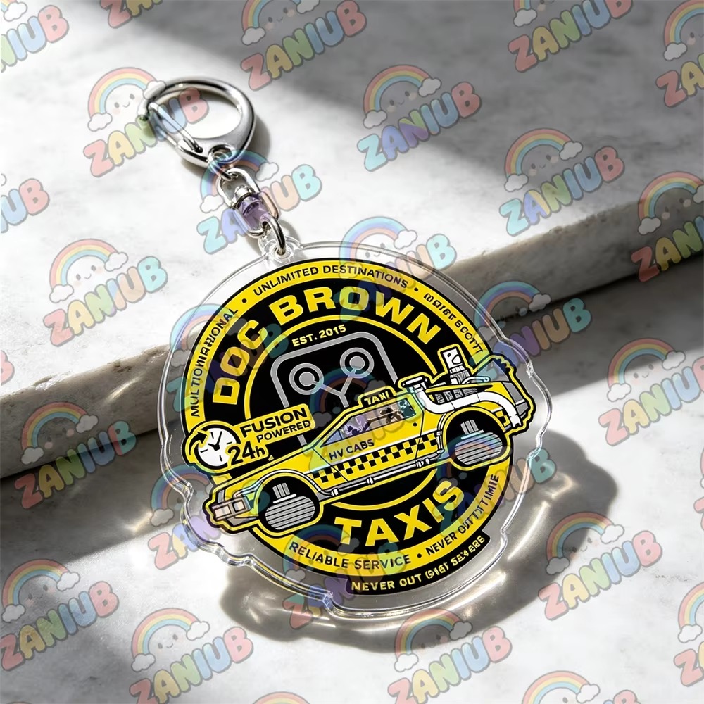 Retro Time Travel Delorean Flu - Travel Accessories Jewelry 评论和价格