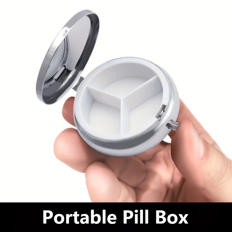 1pc flat portable round metal  - Travel Accessories As Gifts 评论和价格