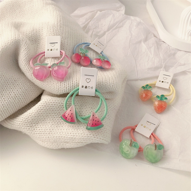 Kids Carrot Hair Ties 5 Pair N - Travel Accessories Aesthetic 评论和价格