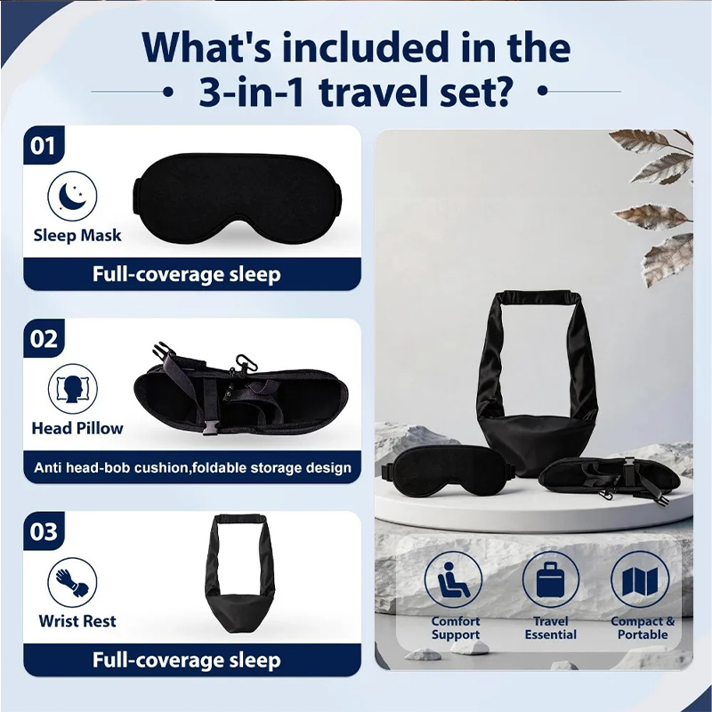 3-in-1 Airplane Sleep Support  - Travel Accessories Long Flight 评论和价格