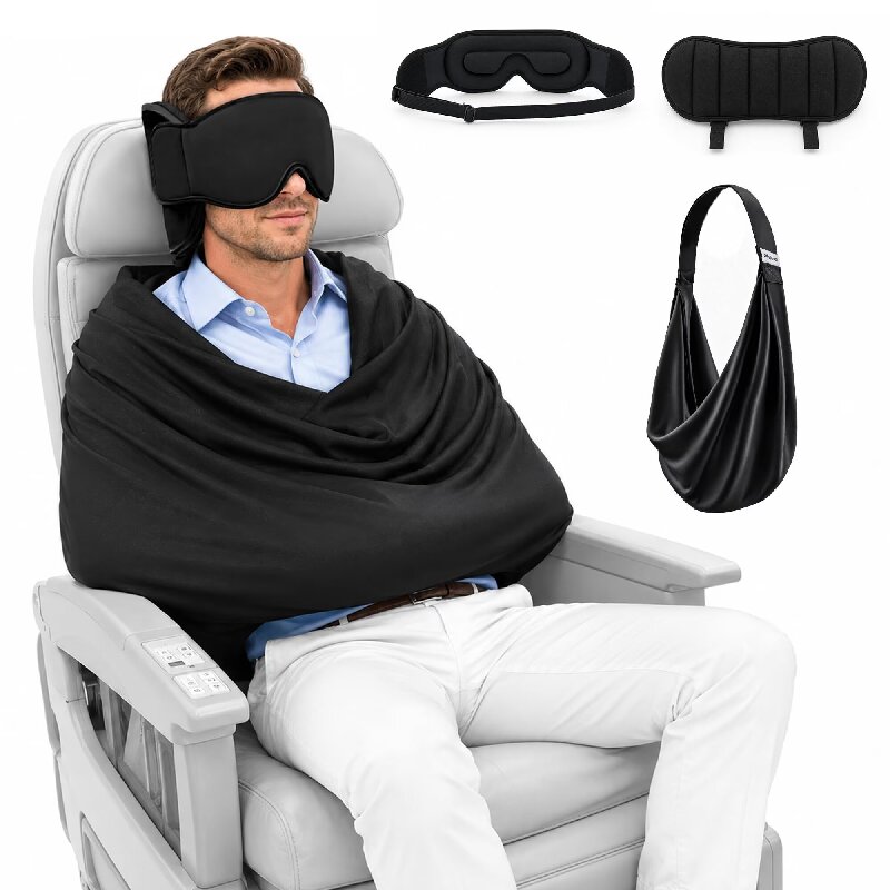3-in-1 Airplane Sleep Support  - Travel Accessories Long Flight 评论和价格