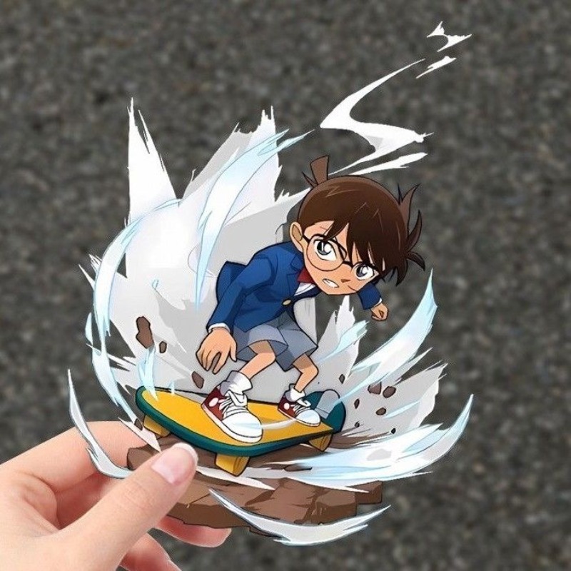 Detective Conan Cartoon Skateb - Luggage Cover Protector 评论和价格