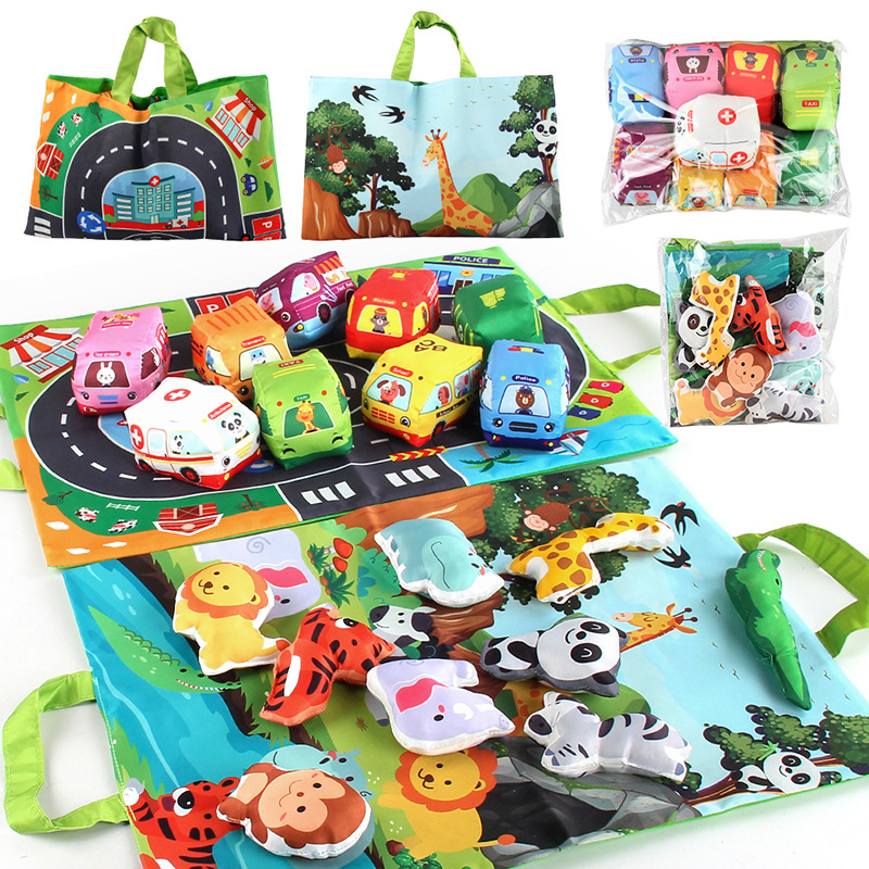 Soft Fabric Car Toy for Babies - Travel Accessories Baby 评论和价格