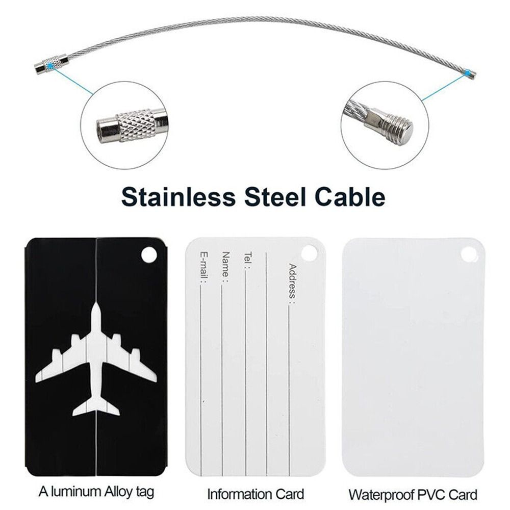 Aluminium Travel Luggage Tags  - Travel Accessories India 评论和价格