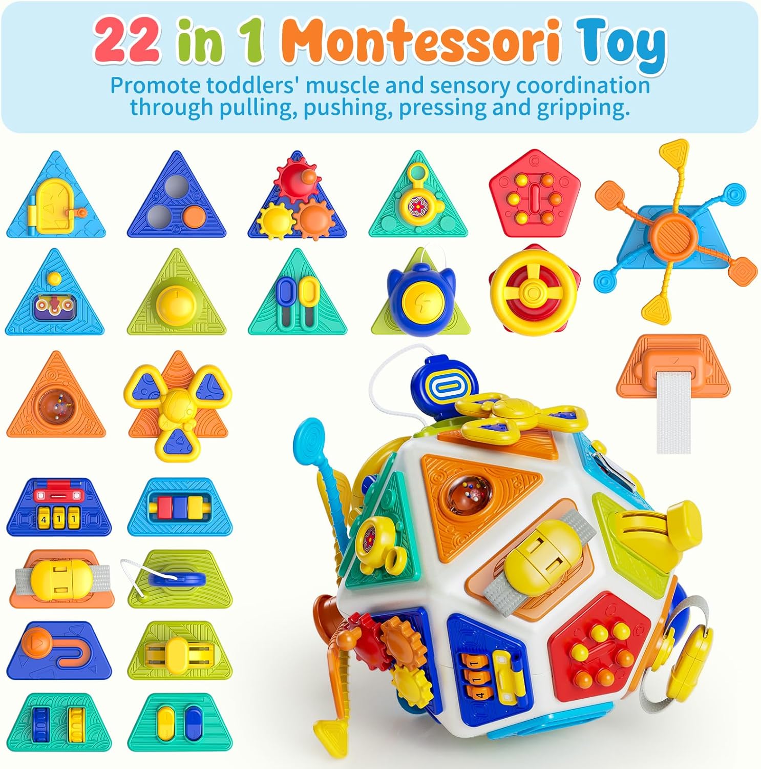 22-in-1 Baby Busy Board Activi - Travel Accessories Baby 评论和价格